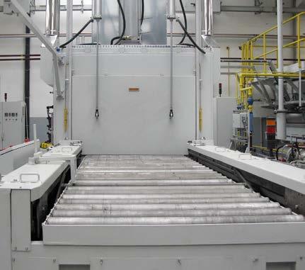 processing lines: Loading/unloading units Quench baths Washers