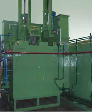 13 12 11 10 9 8 7 6 5 4 3 2 1 CONTINUOUS TYPE GAS CARBURISING FURNACE (CGCF) Single track continuous gas carburising design offers consistent production at low operating costs.
