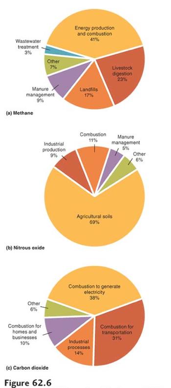 Anthropogenic sources of greenhouse gases in the United States.