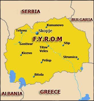 Introduction of the former Yugoslav Republic of Macedonia (in 2013) Surface area: 25,713 km 2 Population: 2,107,000 Population density: 83.