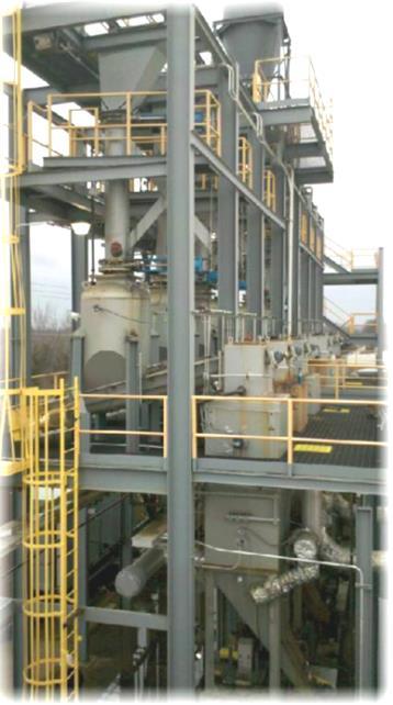 Gasifier Gas Exit Pipes