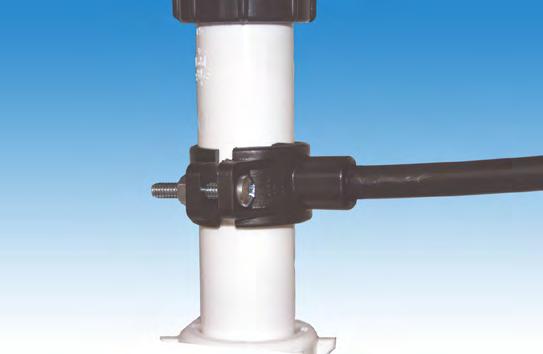 (See Picture to Right) 3) The drain saddle must be installed at least 1 ½ above the nut of the P-Trap elbow or cross bar from the garbage disposal to insure proper drainage.