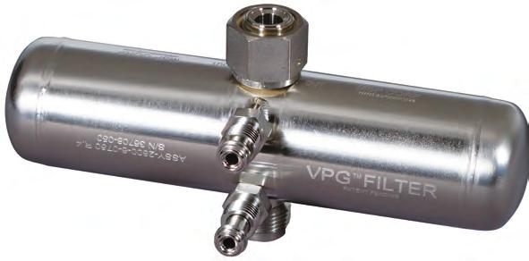 VAPOR & PROCESS GAS FILTERS MODEL 2920 VPG-C1 FILTER Ultra-High efficiency Vapor and Process Gas Filtration.
