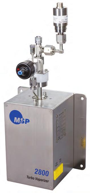 TURBO VAPORIZERS MSP Coporation offers a complete line of vaporization products for thin film deposition in semiconductor device fabrication and large area industrial coating applications.