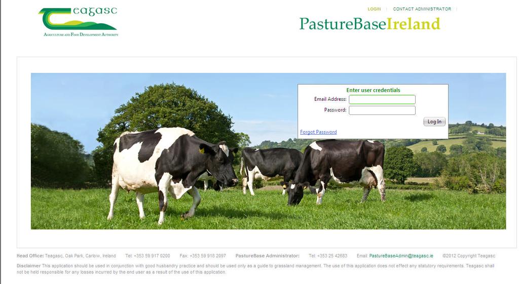 PastureBase Ireland: National Grassland Database