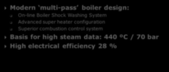 Boiler design Modern multi-pass boiler design: On-line