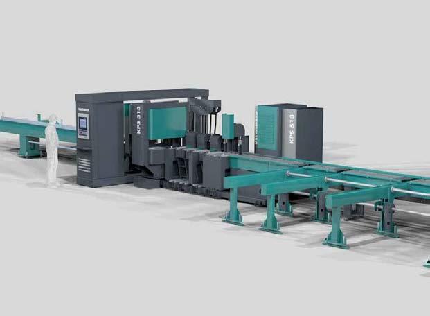KPS 503 KPS 506 KPS 513 Plateprocessing Centers Circular Sawing Coping/Welding Robots Drilling Band Sawing Punch-/Shear Punch
