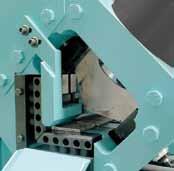diameter according to material thickness through the wide choice of dies High quality punching and long tool life Cutting