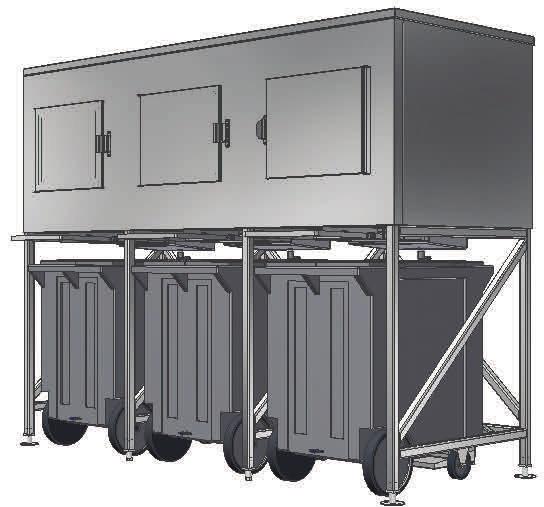 12 to 30 G denotes Giant increases capacity by adding 12 to the depth of the unit SPS-3 Three Cart