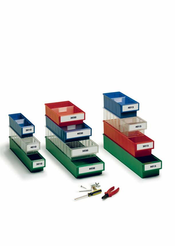 COLOUR BINS TRESTON colour bins provide an ideal way of storing small/medium sized items in workshop, production and