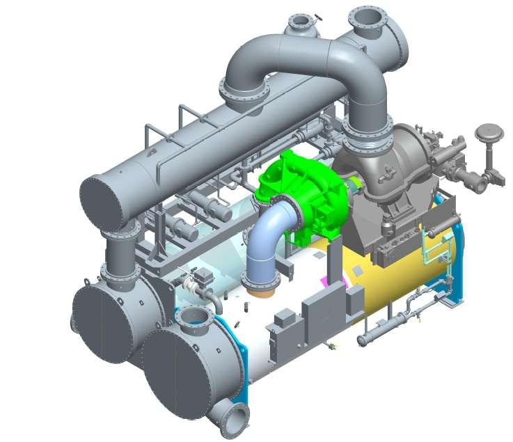Key Components Condenser Water Outlet Condenser Water Inlet Steam Inlet Marine