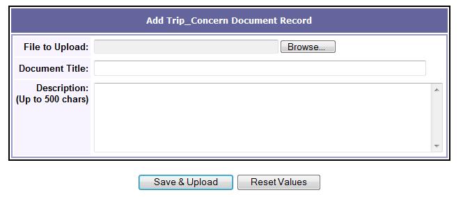 21 Respond to the concern in the Progress/Resolution field of the concern. To upload documentation to trip concern response, select add doc at the top to upload a file to the concern.