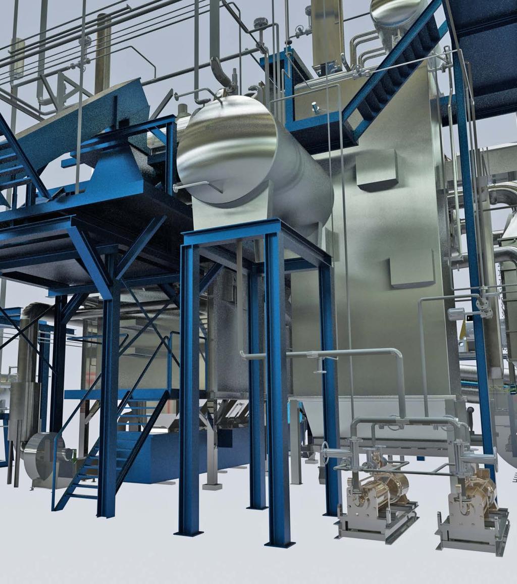 1-10 MWe 3-25MWt CHP INSTALLATIONS HoSt supplies biomass fired CHP installations of 1 MWe up to 10 MWe and 3 MWt up to 25 MWt.