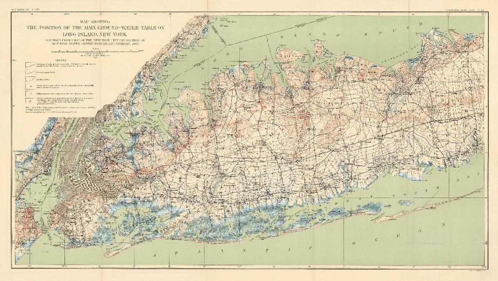 Selected groundwater studies conducted on Long Island by the USGS since the early 1900 s Historical characterization of the Long Island aquifer system Early investigation of