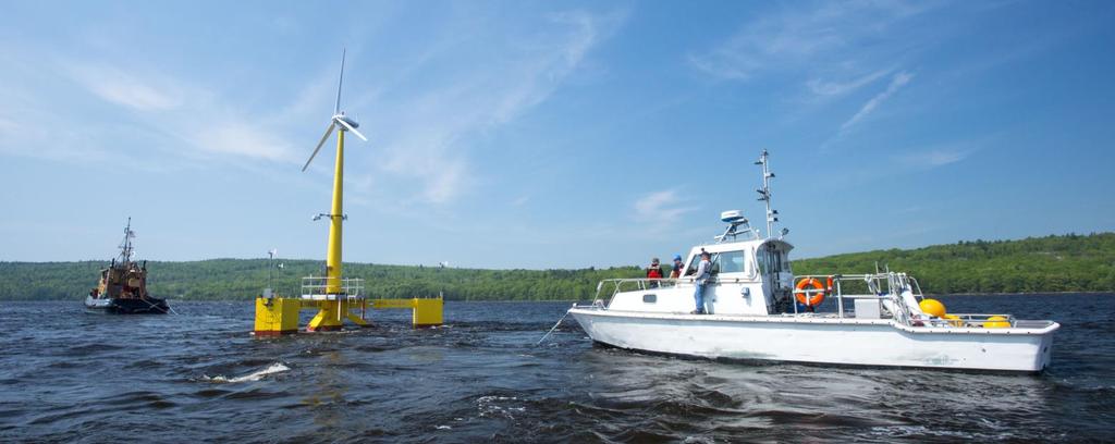 Project Objectives 1. Construct New England Aqua Ventus I, a 12 MW pilot floating farm with two 6 MW direct-drive, permanent magnet turbines, to be completed by 20