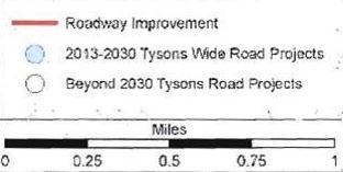 Project Timelines Legend Project # Descripton Phase I (Projects Completed 2013-2027) Tysons Wide Project Status as of 03-12-13 Project Cost (in millions) Estimated Project Start Estimated Project