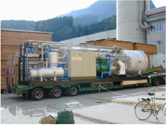 Organic Rankine Cycle turbogenerator Small capacity: from few kw up to 1-2 MW e (optimal turbine) Renewable energy!