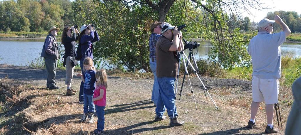 Community Benefits Birdwatching and hiking 1,085 students studying water quality, native plants, wildlife & natural treatment