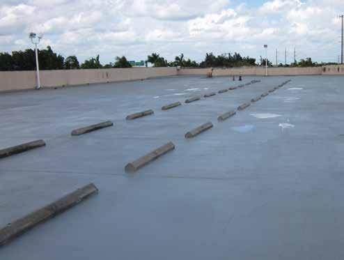 The odor-free Kemperdur TC Traffic Coating system is ideal for surfacing enclosed concrete decks and walkways and both interior and exterior areas of occupied buildings, especially hospitals,