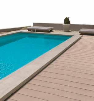 Decking products such as floor coverings
