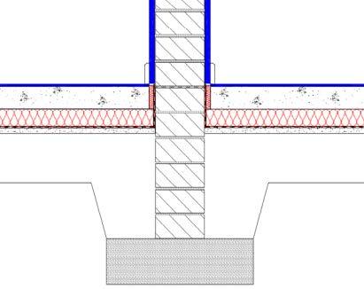 Party wall floor junction for masonry and timber frame Ψ =