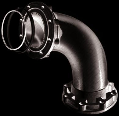 Self-aligning flanges are utilized on all fittings.