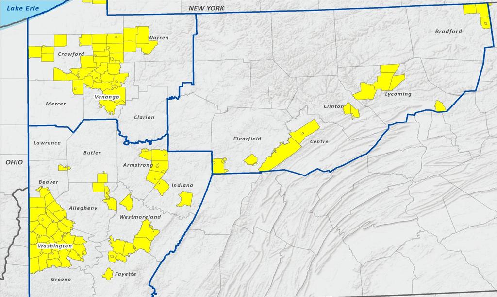 ~1 Million Net Acres Prospective for Shale in PA Northwest 315,000 net acres (1) (Legacy acreage is largely held by shallow production) Northeast 145,000 net acres (One rig is projected to hold all