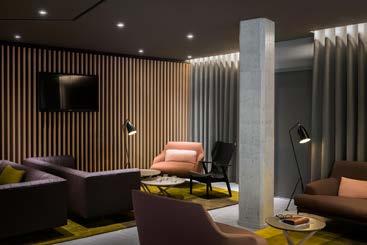 Tacchini Projects: Fraser Suites (Geneva, Switzerland) Okko Hotel Grenoble