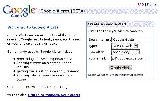 SET UP GOOGLE ALERTS Lets get started with Google Alerts. These are extra simple to set up.