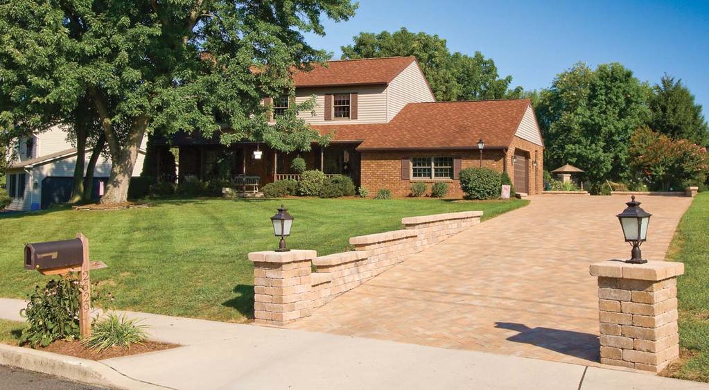 Traditional Prest Brick Square Edge Finish Traditional Prest Brick with Square Edge finish offers the classic appearance of clay brick pavers.