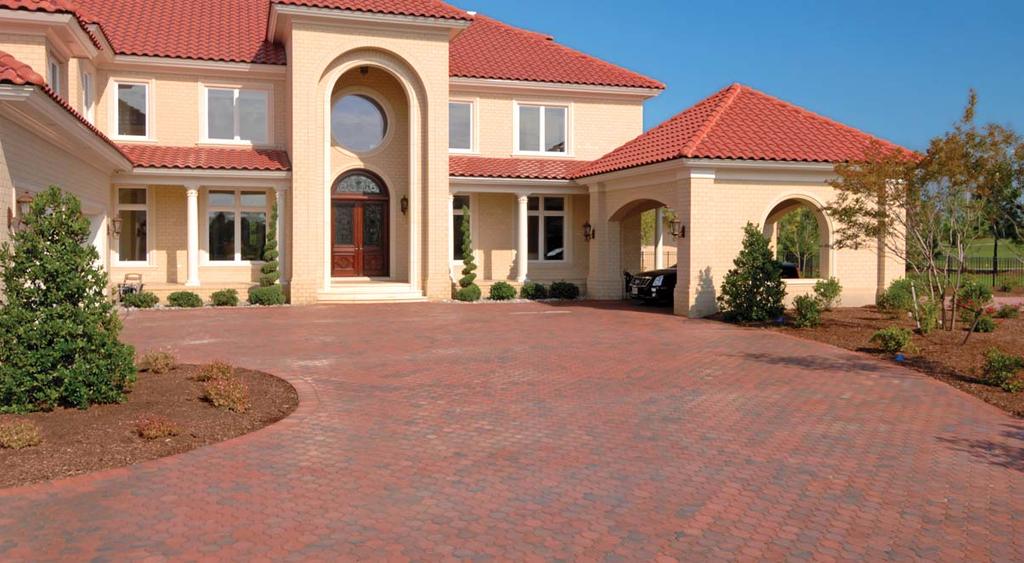 Multisided Prest Brick Natural Finish Hanover stocks two styles of Multisided concrete Prest Brick.
