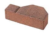 Patriot and Patriot Edger Prest Brick Natural Finish Overall length approximately 8 13 /16 Patriot shown in Chocolate/Tan Blend.