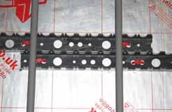 Where it is necessary to overlap the clip rails a minimum of 200mm overlap is recommended.
