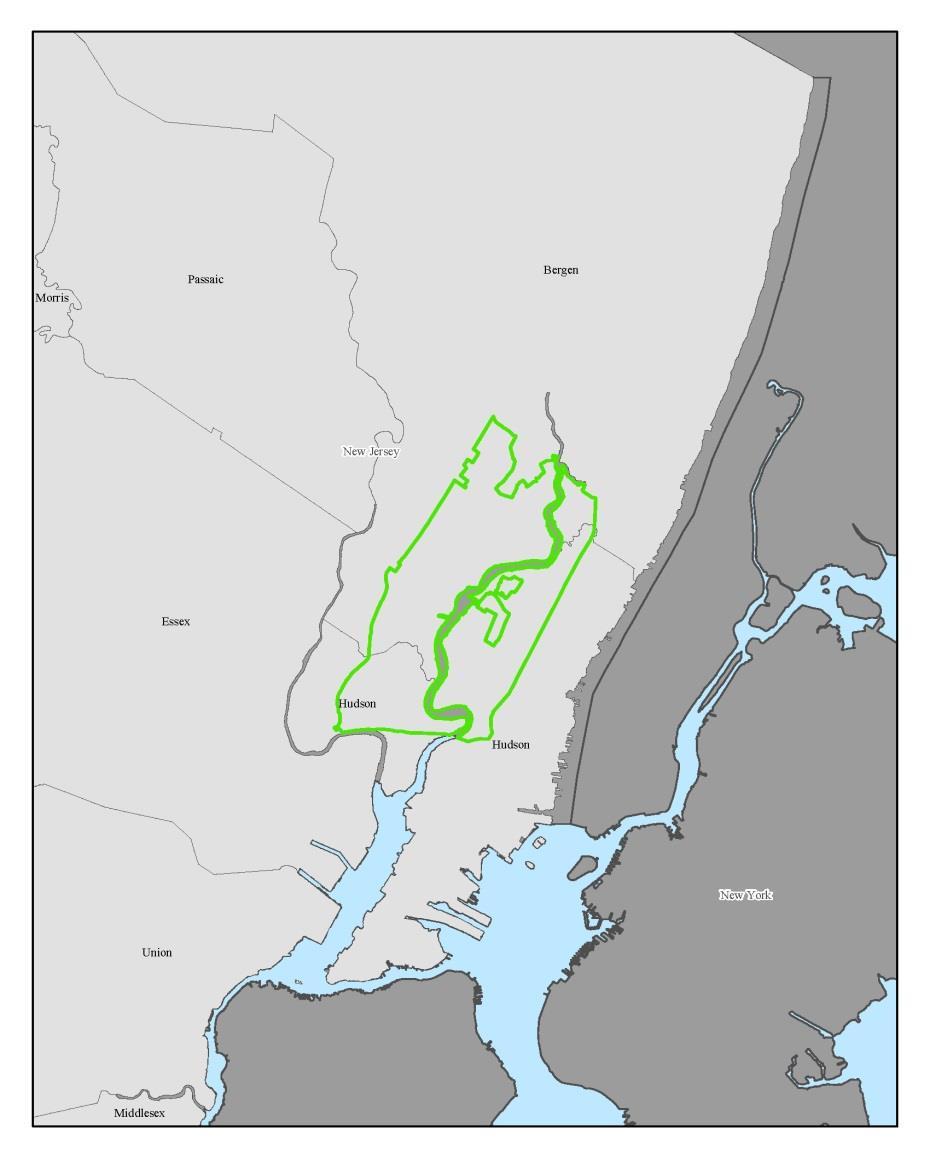 Meadowlands District USACOE - Wetlands and Waters NJDEP Coastal Rules apply to: WDP