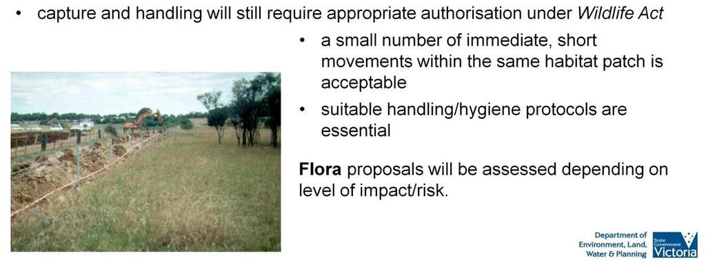 When does the TEP not need to be consulted? When a habitat impact is minimal and / or temporary (e.g.