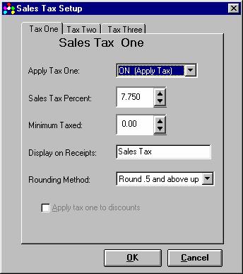 Setting Your Sales Tax Rate Click on the Store Manager Office Icon to enter the Store Manager Office. Select Setup Sales Tax Setup from the Store Manager Office menu.