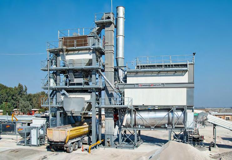 abt 240 300 SpeedyBatch Transport optimised Batch Asphalt-mixing plants Mobility without compromise ABT 240 300 SpeedyBatch is perfectly configured in accordance with container dimensions and built