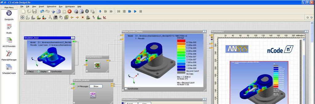 Case study 1 Lever Assembly Example ncode ANSYS DesignLife
