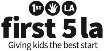 BACKGROUND POSITION NARRATIVE Vice President of Integration & Learning First 5 LA First 5 LA is a leading early childhood advocate organization created by California voters to invest Proposition 10