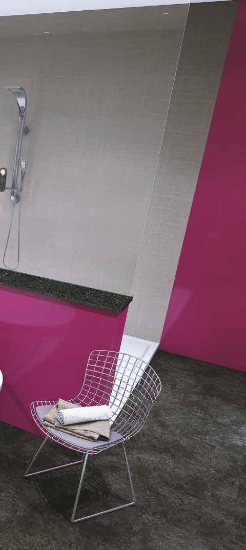 Walls Multipanel Plus Range Striking colours, textures and finishes made to order.