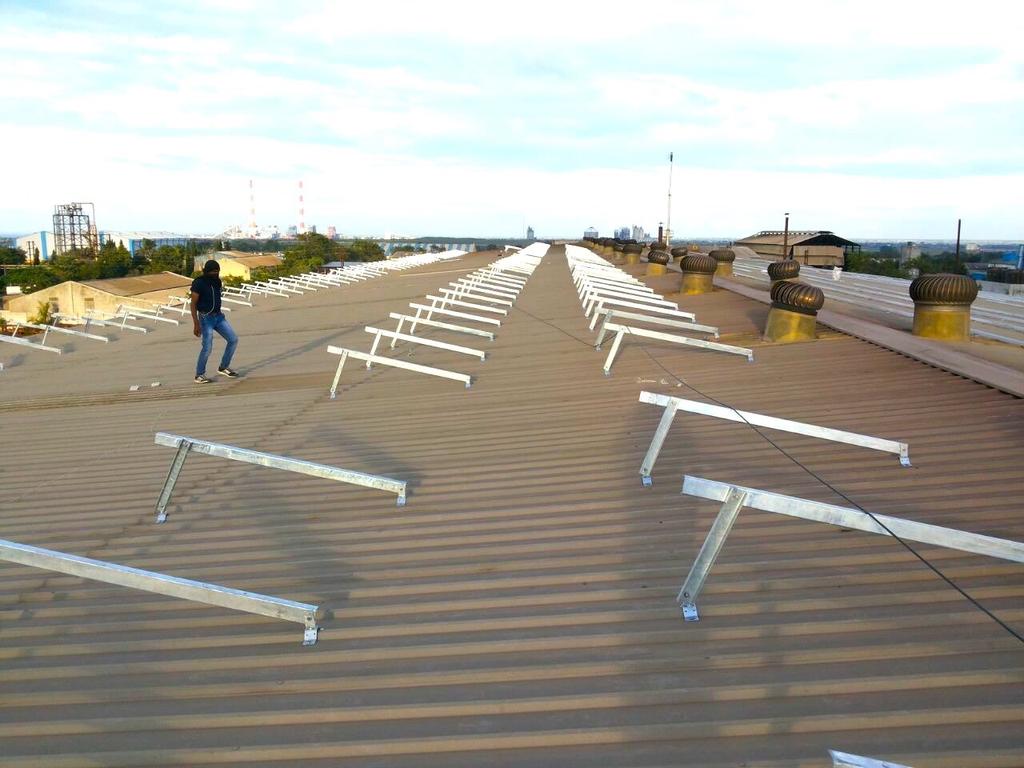 HelioFix Optimised Tilt Mounting System for trapezoidal sheet and corrugated sheet roofs