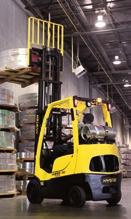 StanDrive cushion tire stand-up lift truck is a versatile materials handling lift truck emphasizing ergonomics and increased productivity.