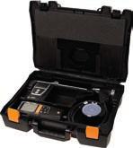 Ordering data / Accessories testo 320 set for chimneysweeps 0632 3220 testo 320 with H2-compensated CO sensor and Bluetooth 0554 1105 USB mains unit 0600 9761 Flue gas probe modular (length 300 mm, Ø