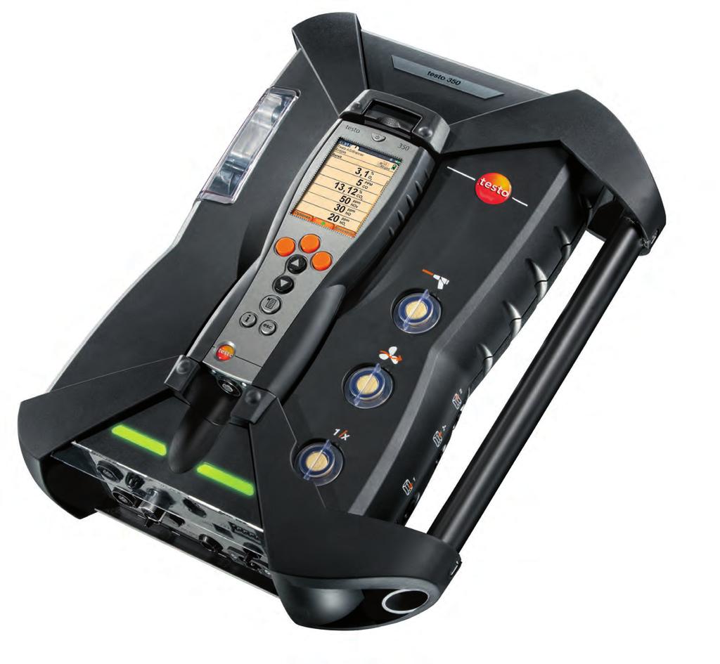 The testo 350 Portable Emission Analyzer The Standard for Emission Testing and Combustion Analysis Whether you are testing for compliance, or troubleshooting and tuning your combustion process, the