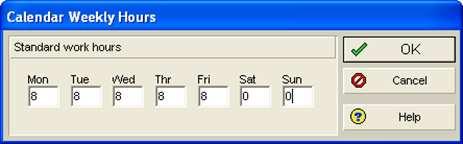 Schedule Development Calendars Calendar Types (Enterprise menu,