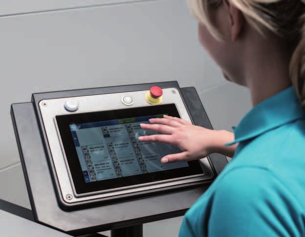 Operation More performance, more flexibility, more convenience Unit software The Kardex Remstar LR 35 features a modern operating concept with new software architecture and touch display.