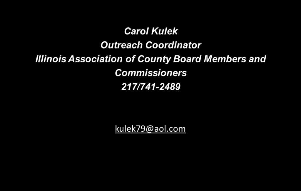 Advisor BEAP, CEM, LEED AP Illinois Association of County