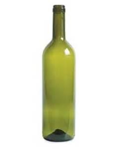 Glass wine bottle 32%