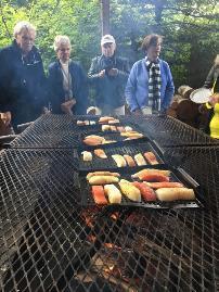 The Tlingit Kitchen: A Taste of Southeast Alaska Shows visitors how to fillet a salmon, how to harvest various