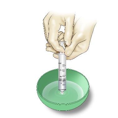 Component Flushing (Rinsing) Instructions Withdraw approximately 5-7mL of Heparin Solution (2,000 units/ml) into 10mL syringe Remove Stylets from Introducer Needle and